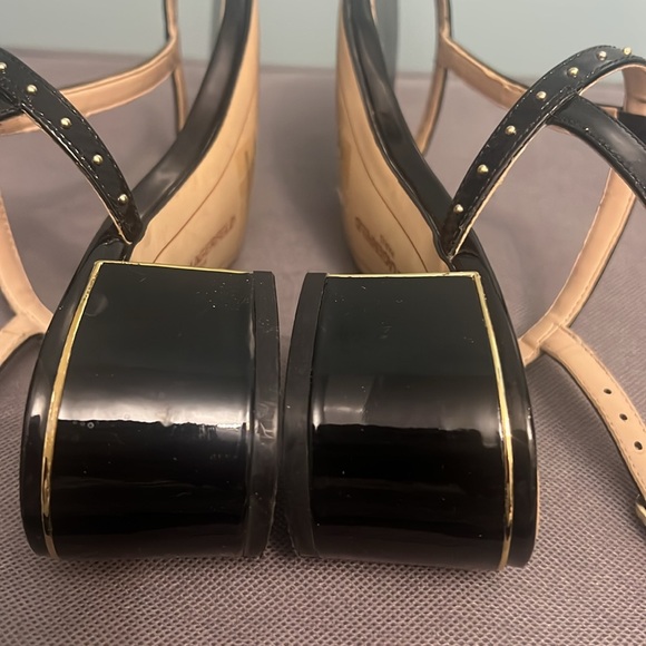 Karl Lagerfeld, Paris women’s block heels, strappy patent leather size 6M - Picture 14 of 16